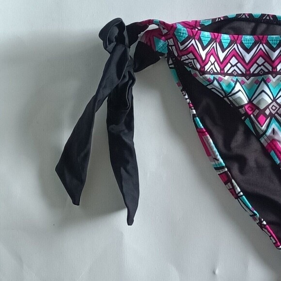 Abstract Print Adjustable Side Tie Bikini Bottom Size 3x NWOT Unbranded - Picture 5 of 6